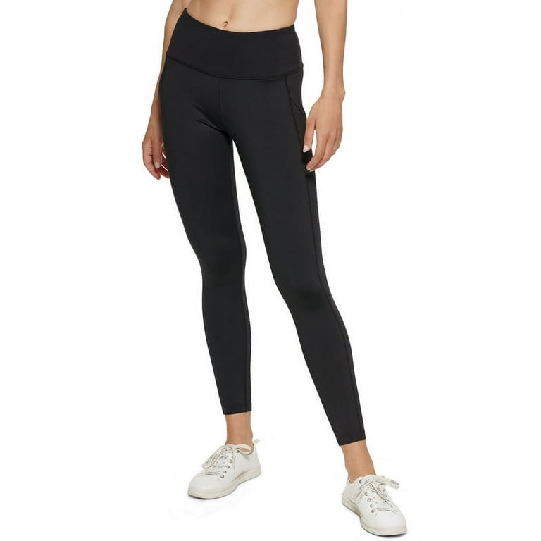 Calvin Klein Performance Women s High Waist Compression Tights Black Large Walmart