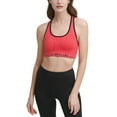 thumbnail image 1 of Calvin Klein Performance Women's Logo Nylon Stretch Bralette, Orange, XS, 1 of 3