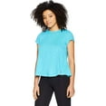 thumbnail image 1 of Calvin Klein Performance Women's Overlapping Ruffle Back tee Small, 1 of 2
