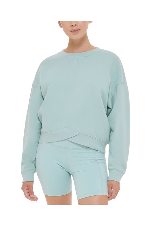 Performance Womens Crossover Hem Pullover Sea Level L