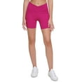 thumbnail image 1 of Calvin Klein Performance Womens Crossover Waist Bike Shorts Melrose S, 1 of 1