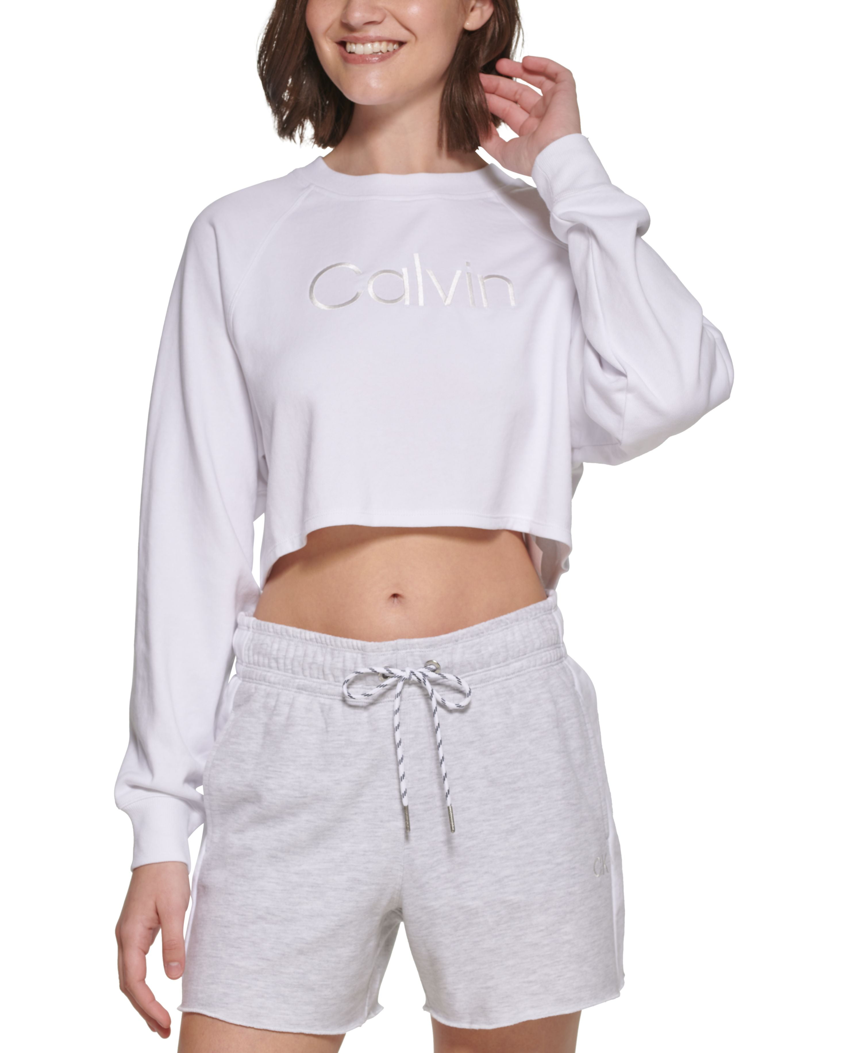 Calvin Klein Womens Performance Logo Sweatshirt - Walmart.com Calvin Klein Womens Performance Logo Sweatshirt - Walmart.com