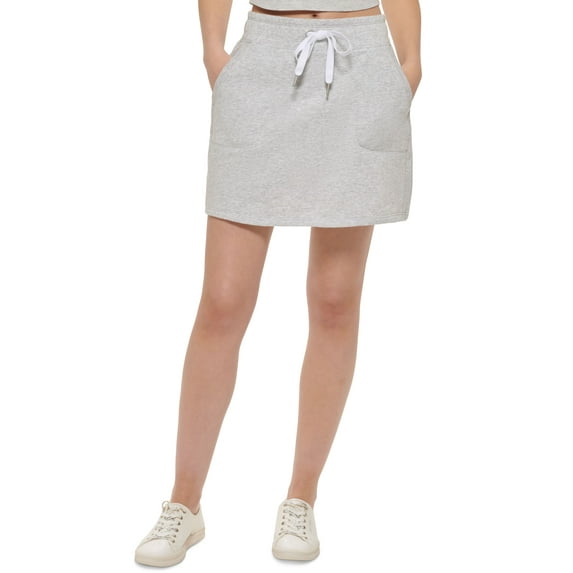 Calvin Klein Performance Womens French Terry Skirt Stratus Heather L