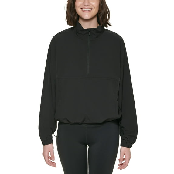 Calvin Klein Performance Womens Half Zip Top Black 2XL