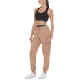 thumbnail image 1 of Calvin Klein Performance Womens Logo Elastic Sweatpant Jogger Teak/Chalk L, 1 of 1
