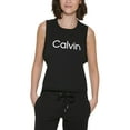 thumbnail image 1 of Calvin Klein Performance Womens Muscle Tank Black 2XL, 1 of 2
