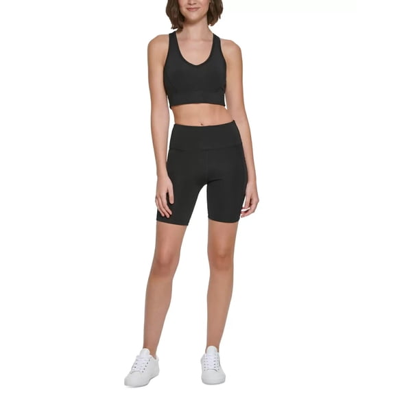 Calvin Klein Performance Womens Medium Impact Sports Bra Black M
