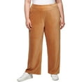 thumbnail image 1 of Calvin Klein Performance Womens Plus Corduroy High Rise Wide Leg Pants, 1 of 5