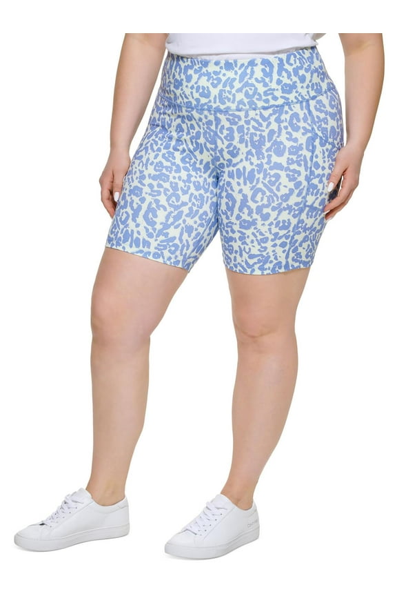 Womens Plus Fitness Running Bike Short