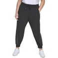 thumbnail image 1 of Calvin Klein Performance Womens Plus Fitness Workout Track Pants, 1 of 2