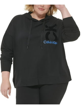 Calvin Klein Performance Womens Plus Embroidered Fitness Sweatshirt Black 1X  : : Clothing, Shoes & Accessories