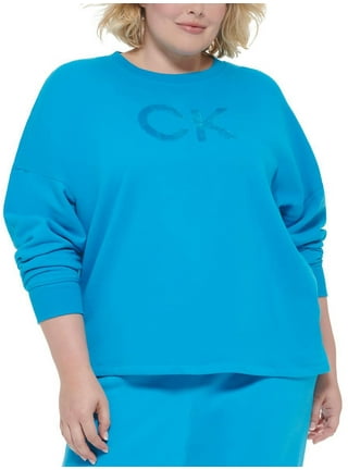 Calvin Klein Performance Shop Holiday Deals on Womens Sweatshirts & Hoodies  | Blue