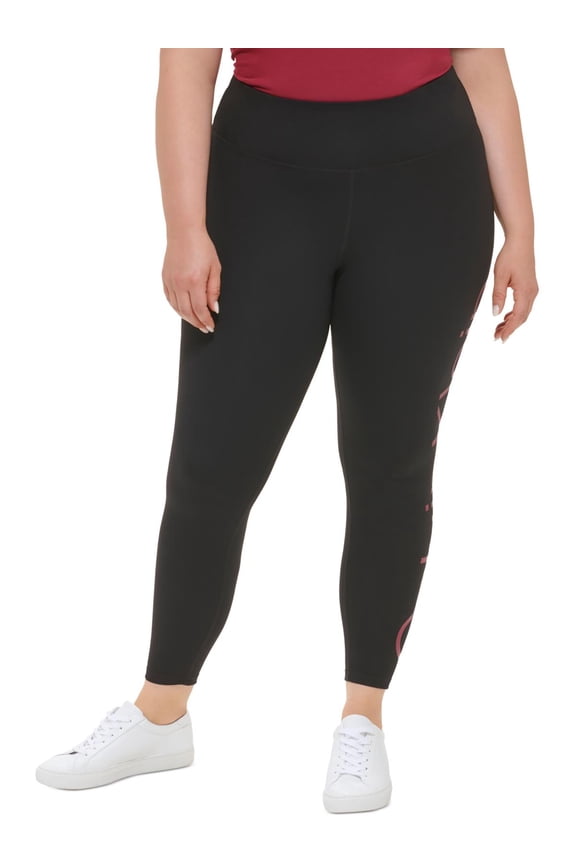 Womens Plus High Waist Running Athletic Tights