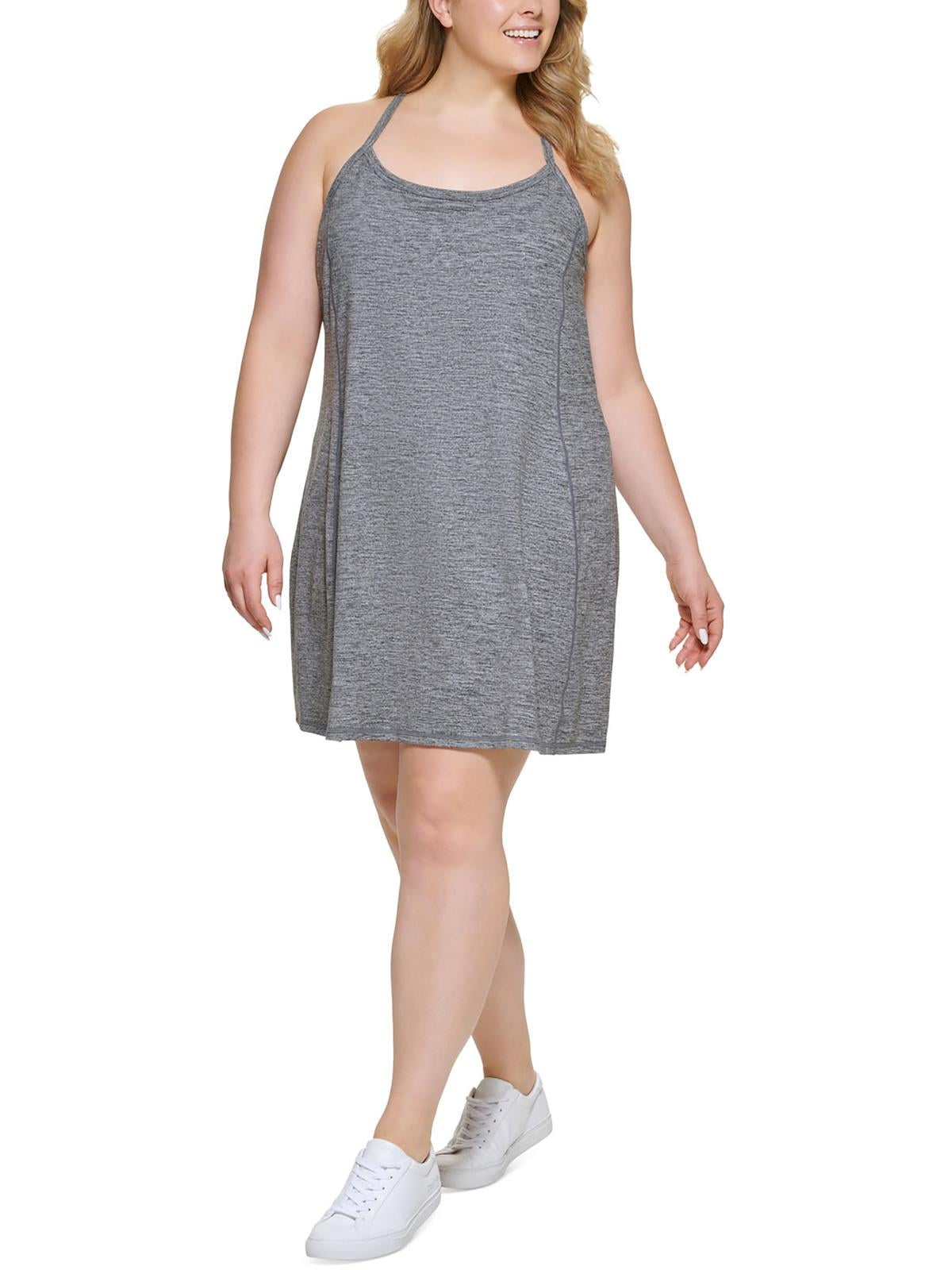 blue ribbed knit dress Easy Wide Rib Dress