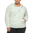 thumbnail image 1 of Calvin Klein Performance Womens Plus Logo Fitness Hoodie, 1 of 2