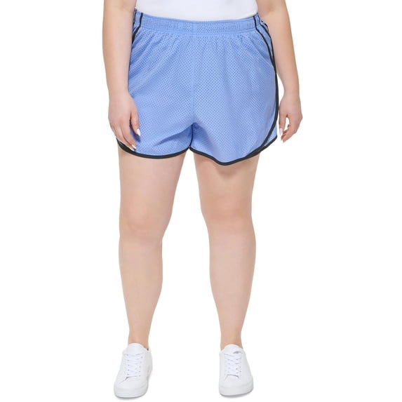 Calvin Klein Performance Womens Plus Mesh Fitness Shorts