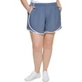 thumbnail image 1 of Calvin Klein Performance Womens Plus Mesh Fitness Shorts, 1 of 2