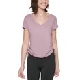thumbnail image 1 of Calvin Klein Performance Womens Ruched Top Stardust S, 1 of 1