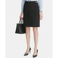 thumbnail image 1 of Calvin Klein Pleated Skirt Black 8, 1 of 1