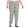 thumbnail image 1 of Calvin Klein Plus Size Knit Highline Pants Tin Multi 18W, 1 of 1
