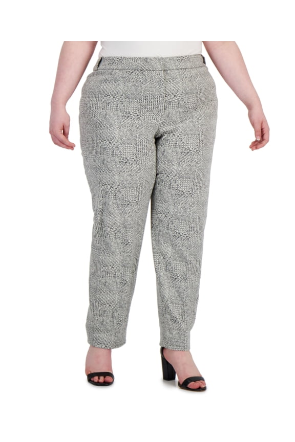 Plus Size Knit Highline Pants Tin Multi 18W