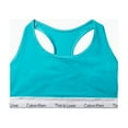 thumbnail image 1 of Calvin Klein Pride Cotton Plus This Is Love Unlined Bralette, Island Turquoi, 2X, 1 of 2