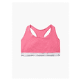 thumbnail image 1 of Calvin Klein Women's Plus Cotton This Is Love Unlined Bralette, Pink Flambe, 2X, 1 of 2