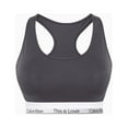 thumbnail image 1 of Calvin Klein Pride Modern Cotton This Is Love Unlined Bralette, Forged Iron, S, 1 of 1