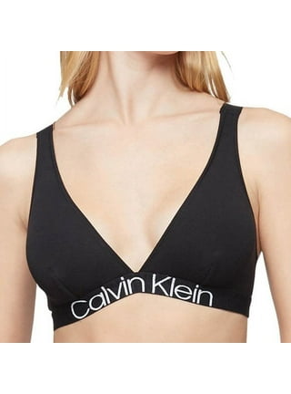 Calvin Klein Women's Modern Cotton Skinny Strap Bralette Grey, XL 40C 28D  36DD 