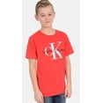 thumbnail image 1 of Calvin Klein RACING RED Big Boy's Bold Logo Graphic T-Shirt, US X-Large(18/20), 1 of 3