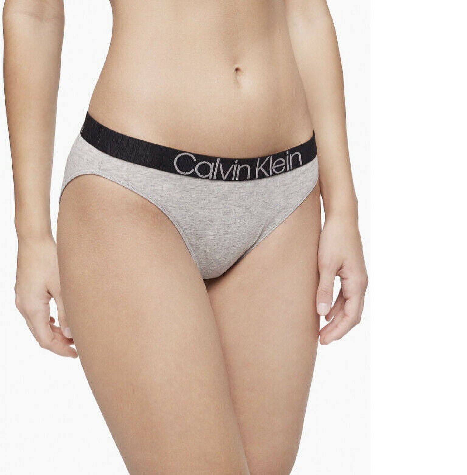 Calvin Klein Reconsidered Comfort Bikini Panties Grey Underwear Womens Size