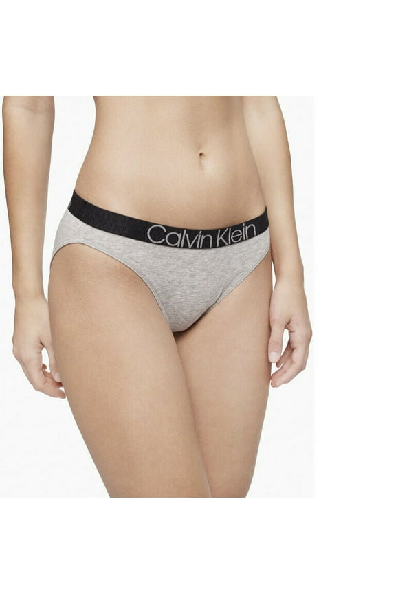 Reconsidered Comfort Bikini Panties Grey Underwear Womens Size