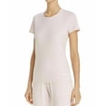 thumbnail image 1 of Calvin Klein Ribbed Short-Sleeve Crew Tee, PINK, S New with box/tags, 1 of 4