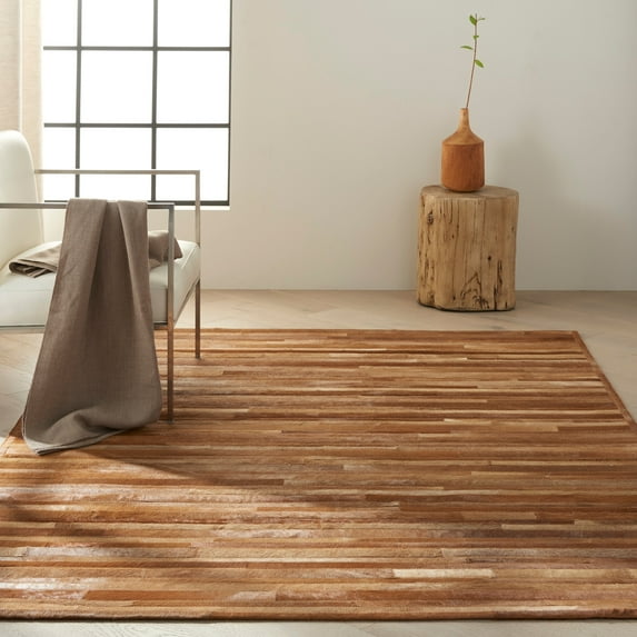 Calvin Klein Rugs 67576 Ck17 Prairie Area Rug Collection Amber 4 ft x 6 ft Rectangle
