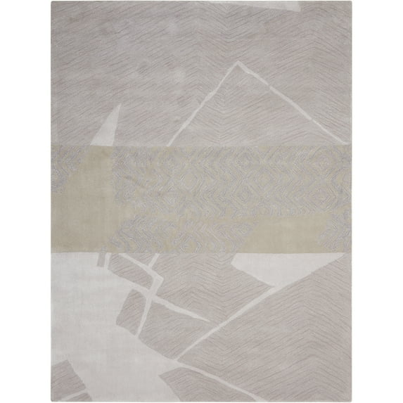Calvin Klein Rugs CK Reflective REF03 Pearl 5'6" x 7'5" Rug