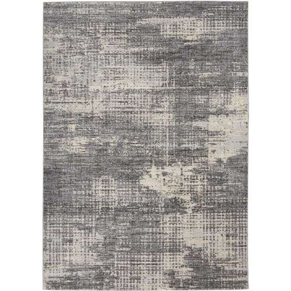 Calvin Klein CK950 Rush Area Rug, 5'3" x 7'3", Grey Beige, Rectangle