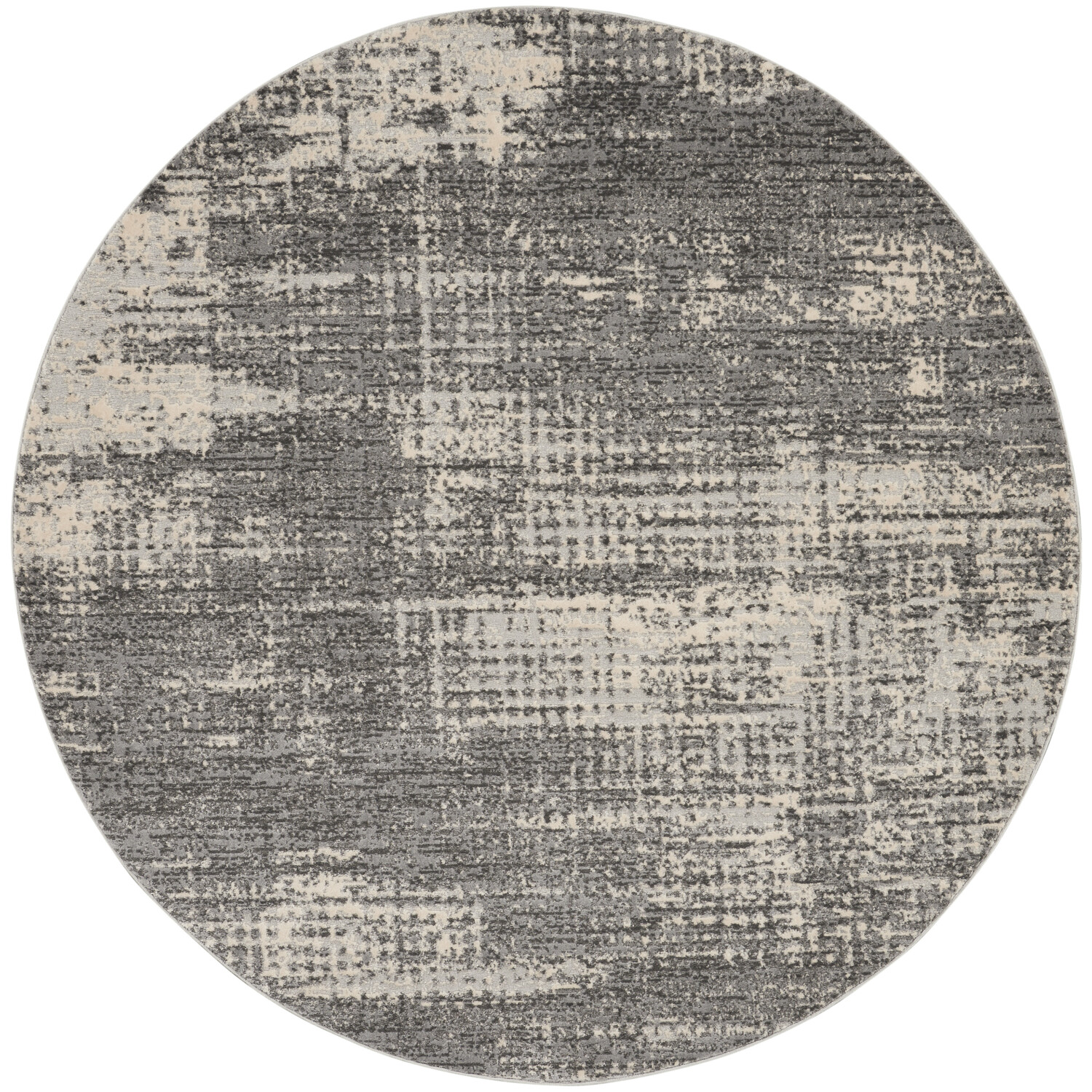 Calvin Klein Rush Abstract Modern Neutral Area Rug Grey/Beige 6' x