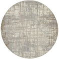 thumbnail image 1 of Calvin Klein  Rush Contemporary Abstract Area Rug 6' Round - Ivory/Taupe - Round, 1 of 8