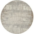thumbnail image 1 of Calvin Klein  Rush Contemporary Abstract Area Rug 8'  Round - Ivory/Taupe, 1 of 8