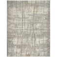 thumbnail image 1 of Calvin Klein  Rush Contemporary Abstract Area Rug 8' x 10' - Ivory/Grey, 1 of 8