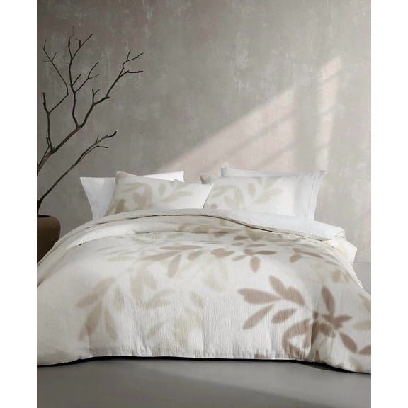 Calvin Klein Shadow Branches Mlange Gauze 3-Pc. Comforter Set, King