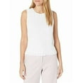 thumbnail image 1 of Calvin Klein Sleeveless Pleated Blouse White M, 1 of 2