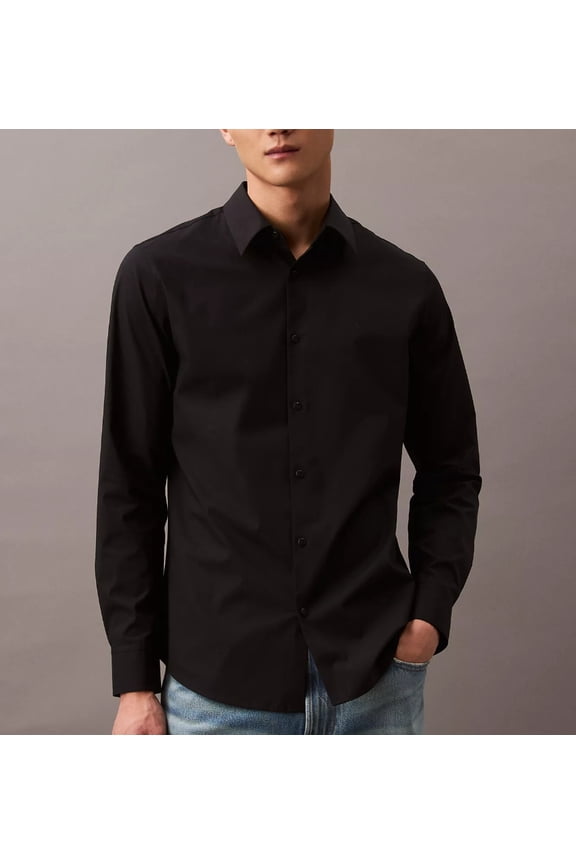 Slim Stretch Textured Shirt - 17-17.5 34/35 - XL