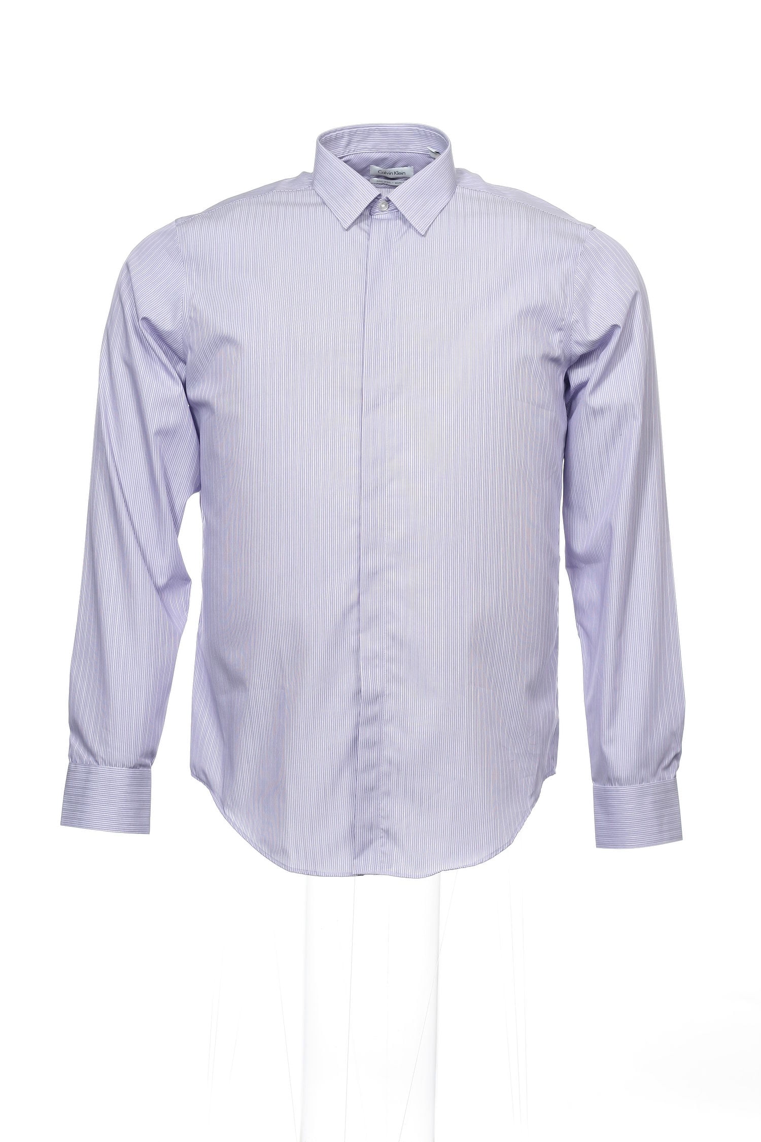 Calvin Klein Steel Light Purple Dress Shirt Button Down Size 17
