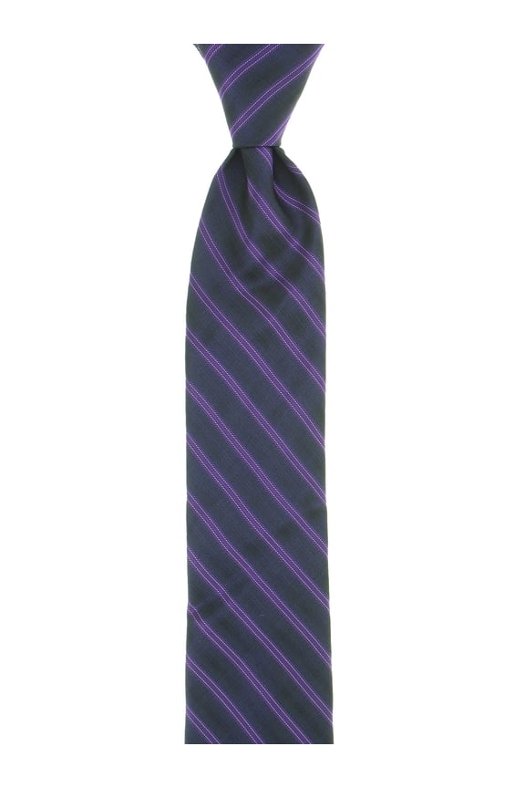 Steel Men's Purple Striped Tie