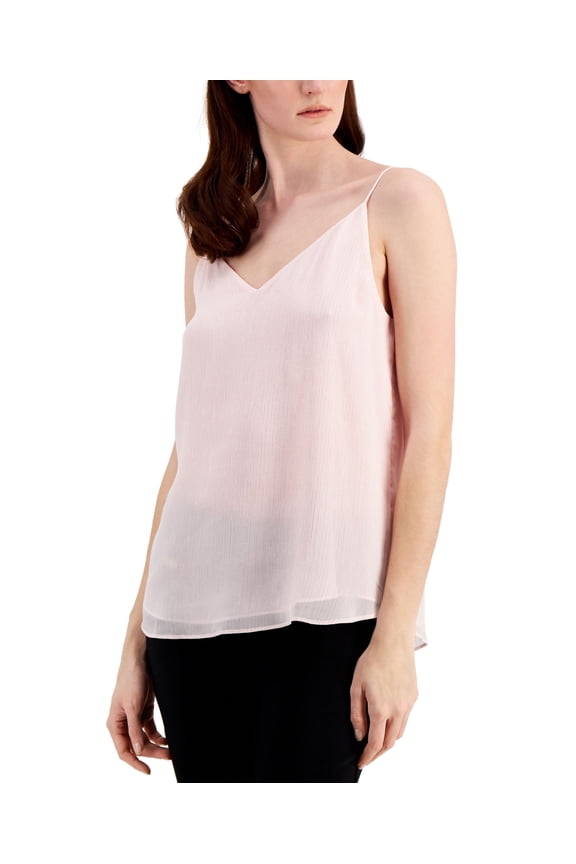 Strappy Metallic Camisole Rose S