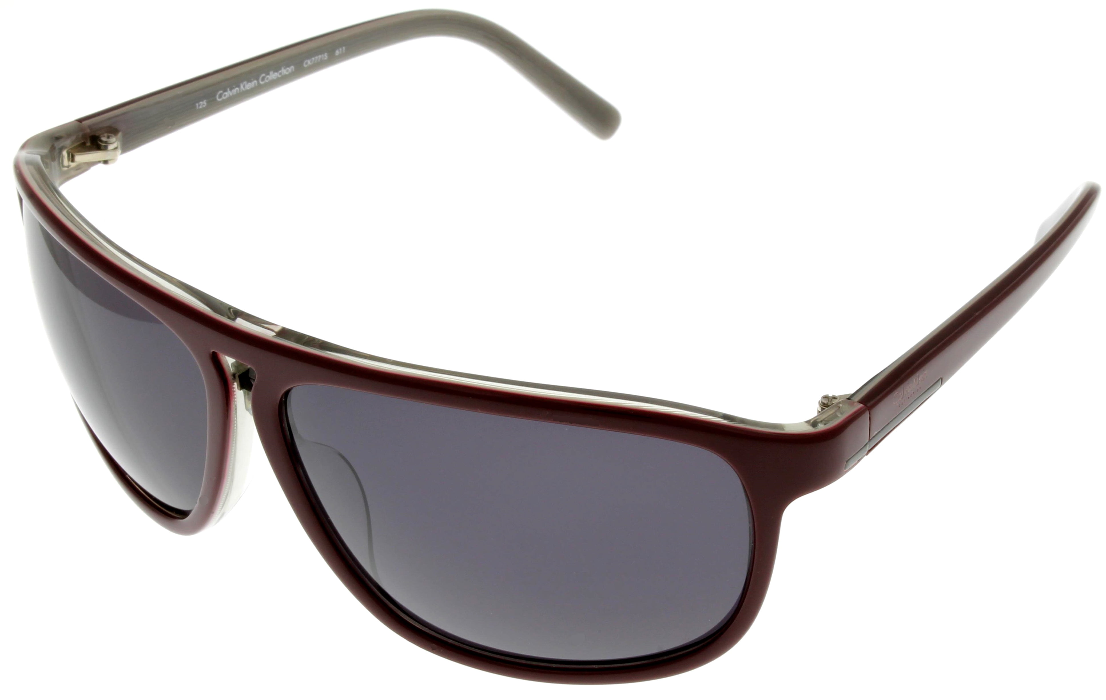 Calvin Klein Red Bio-Based Fabric Women Sunglass