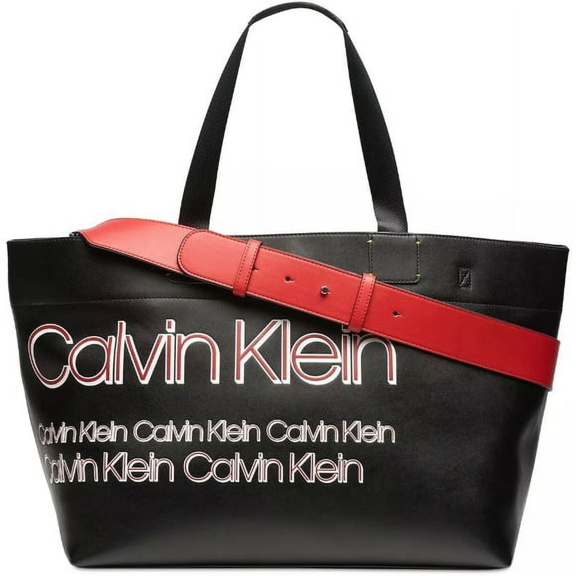 Calvin Klein Red Teodora Nylon Crossbody Bag, Best Price and Reviews