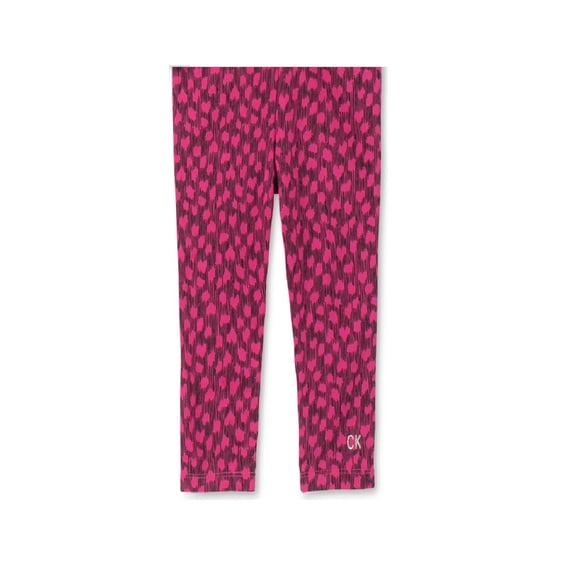 Calvin Klein Toddler Girls 1 Piece Printed Leggings,Purple,6