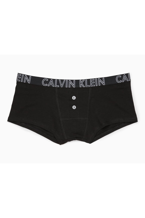 Ultimate Cotton Boyshort, Black, Small